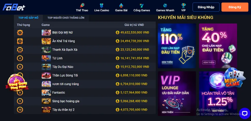 Chương trình VIP và phần thưởng độc quyền Socvip
